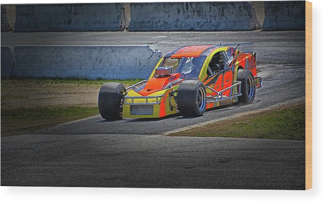 Motor Wood Print featuring the photograph 48 Z by Mike Martin