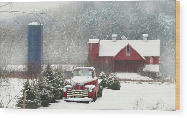 Chevy Wood Print featuring the photograph Chevy Country by Lori Deiter