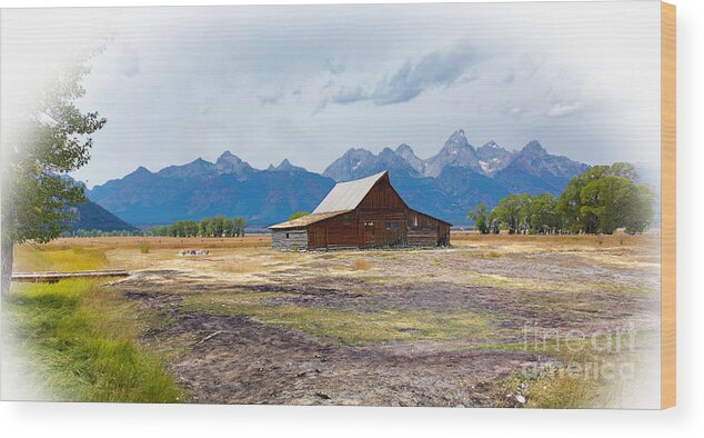 Grand Tetons Wood Print featuring the photograph Honeymoon Suite by Robert Pearson