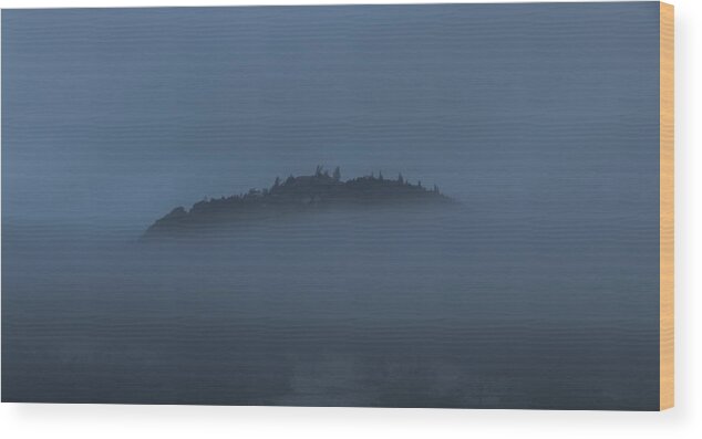 Nature Wood Print featuring the photograph Morning fog by Lukasz Ryszka