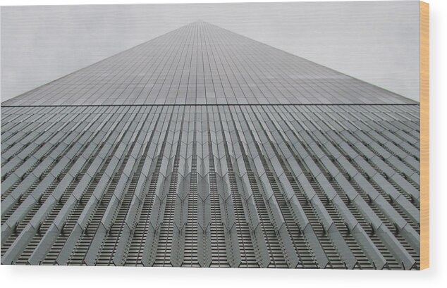 One World Trade Center Wood Print featuring the photograph One World Trade by Christopher J Kirby