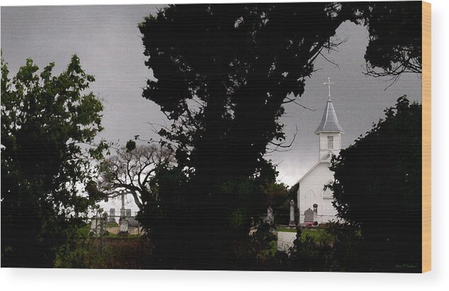 Landscape Wood Print featuring the photograph Peace by James Granberry