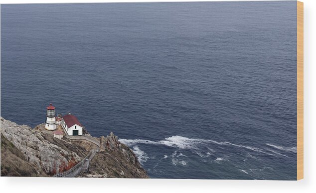 Point Wood Print featuring the photograph Point Reyes Lighthouse by Nicholas Blackwell