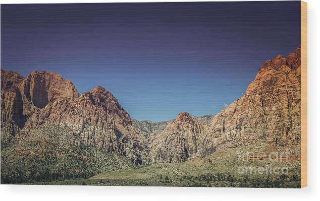 Red Rock Canyon Wood Print featuring the photograph Red Rock Canyon #18 by Blake Webster