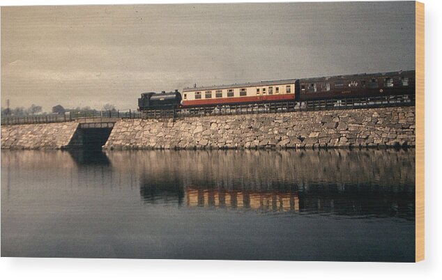 Trains Wood Print featuring the photograph Reflections by Richard Denyer