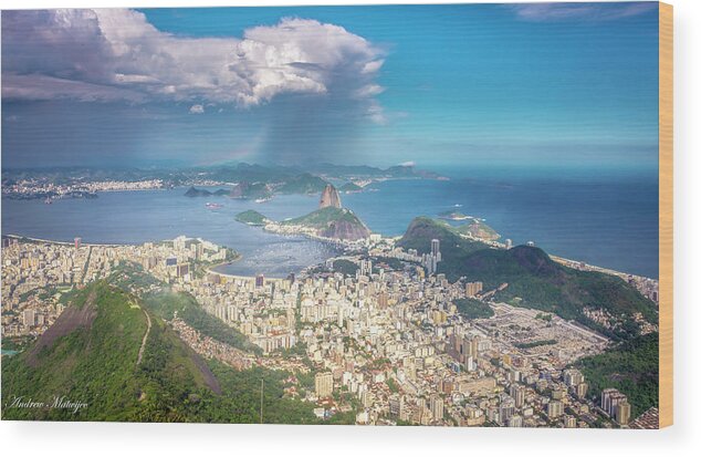 Rio De Janeiro Wood Print featuring the photograph Rio de Janeiro by Andrew Matwijec