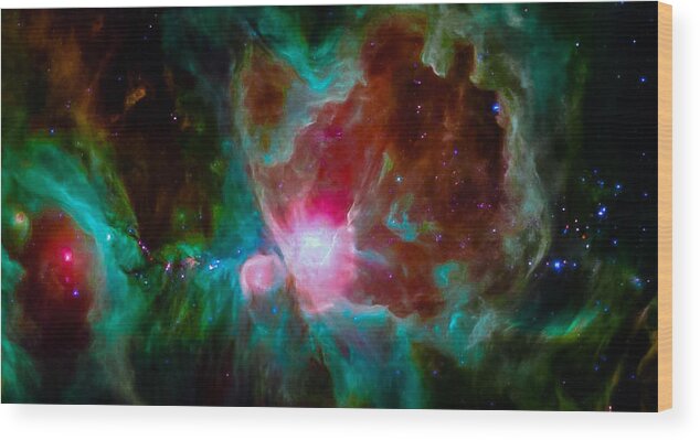 Space Wood Print featuring the photograph Spitzer's Orion by Britten Adams