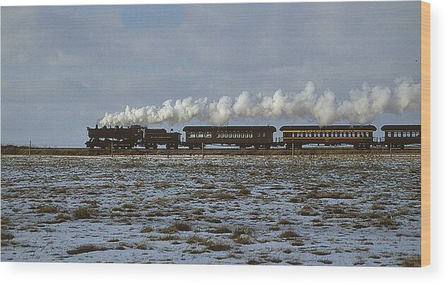 Strausberg Wood Print featuring the photograph Strausberg Railroad in Pennsylvania by Carl Purcell