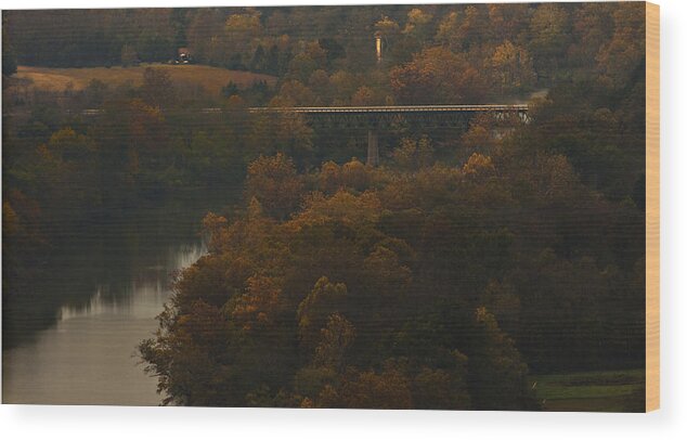 River Wood Print featuring the photograph White River Foliage by Jonas Wingfield