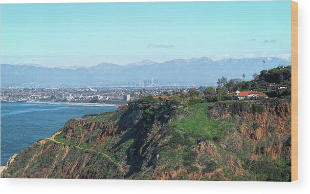 Landscape Wood Print featuring the photograph From PV to LA by Michael Hope