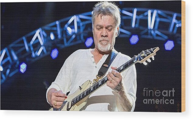 Eddie Wood Print featuring the photograph Eddie Van Halen by Action
