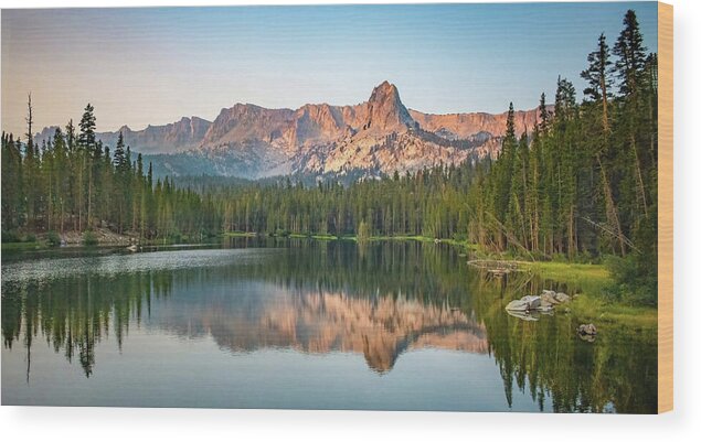 Mammoth Lakes Wood Print featuring the photograph Crystal Crag Sunrise by Rebecca Herranen