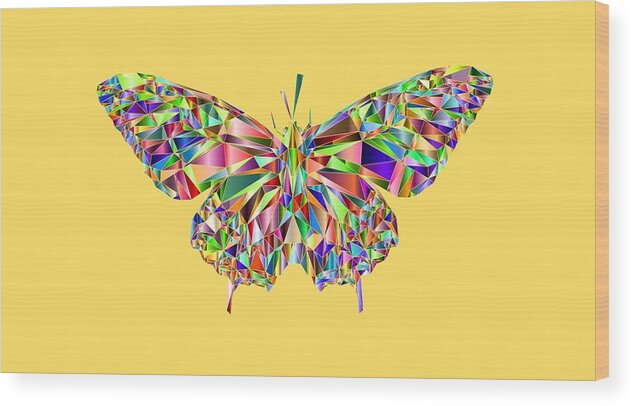 Butterfly Wood Print featuring the photograph Jeweled Butterfly by Nancy Ayanna Wyatt