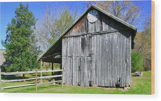 Old Barn Wood Print featuring the photograph Old Barn 2 by The James Roney Collection