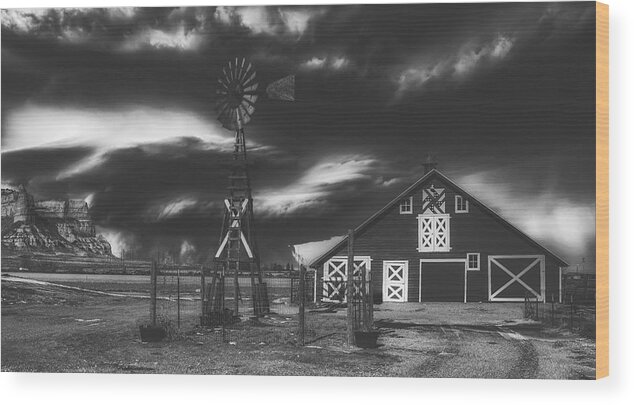 Landscape Wood Print featuring the photograph Twister by Mountain Dreams
