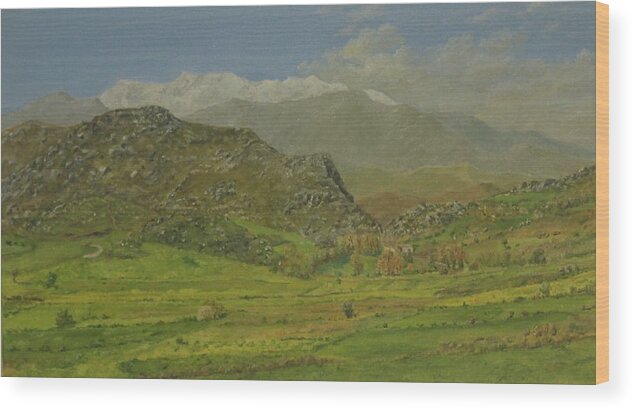 Central Crete Wood Print featuring the photograph Yious Kambos view by David Capon