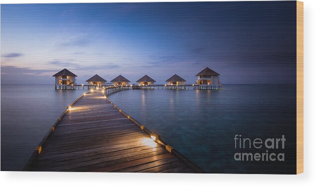 2x1 Wood Print featuring the photograph Honeymooners paradise by Hannes Cmarits