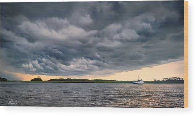 South Wood Print featuring the photograph Instant Storm by Renee Sullivan