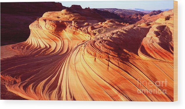 Arizona Wood Print featuring the photograph Second Wave in the North Coyote Buttes by Benedict Heekwan Yang