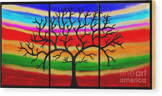 Sunset Tree Abstract Modern Contemporary Art Wood Print By Emma Lambert,Countertop Covers That Look Like Granite