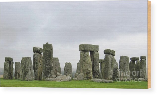 Stonehenge Wood Print featuring the photograph The Circle by Denise Railey