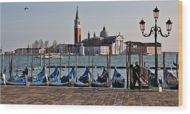 Italia Wood Print featuring the photograph Venice by Sonny Marcyan