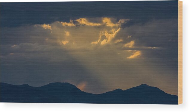Mountains Wood Print featuring the photograph Sunshine Tunnel by Albert Seger