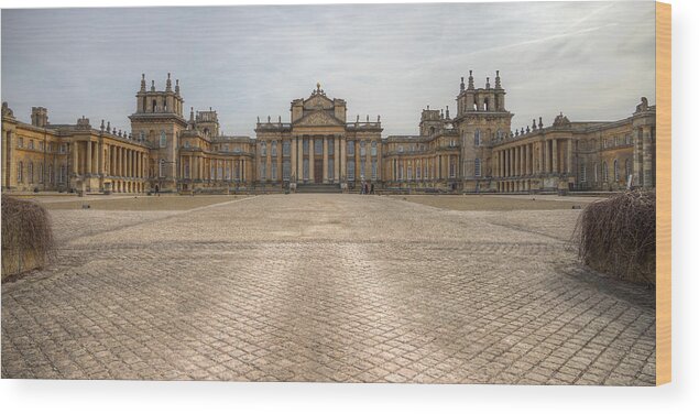 Clare Bambers Wood Print featuring the photograph Blenheim Palace by Clare Bambers