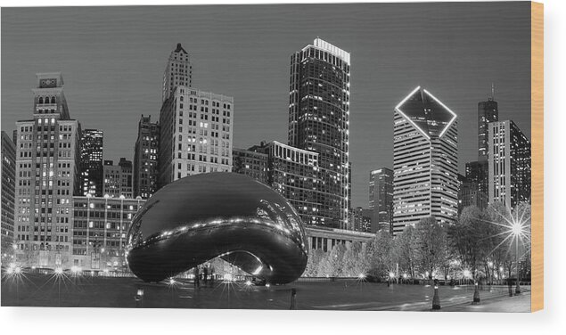 Bean Wood Print featuring the photograph Chicago Bean by Ryan Smith