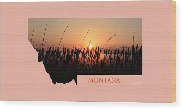 Montana Wood Print featuring the photograph Good Morning Montana by Whispering Peaks Photography