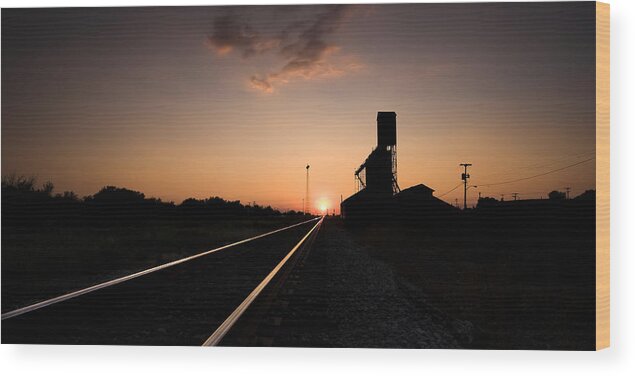 Silhouette Wood Print featuring the photograph Inspired by Mike McMurray