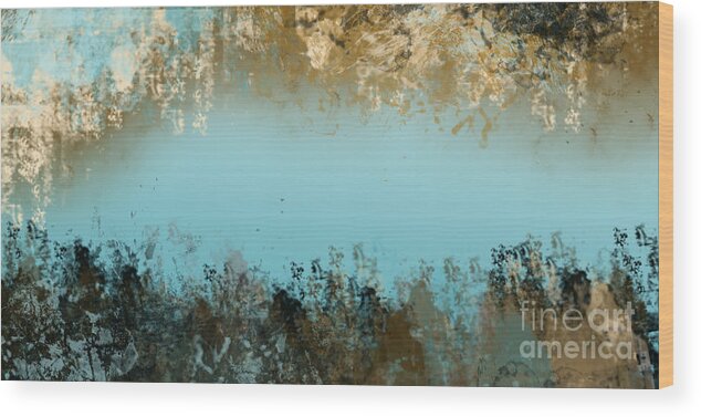 Wall Art Wood Print featuring the digital art Purity by Trilby Cole