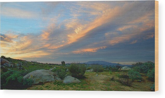 Majestic Sky Wood Print featuring the photograph The Wonders Of Sunset by Glenn McCarthy Art and Photography