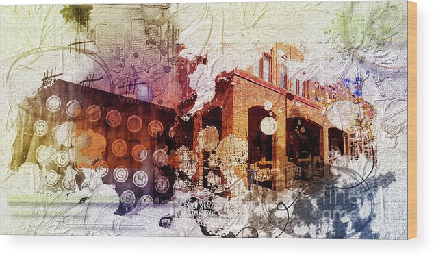 Creative Wood Print featuring the photograph Them olden days by Deb Nakano