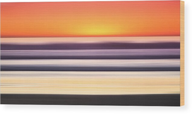 Sunset Wood Print featuring the photograph Venice Steps by Sean Davey