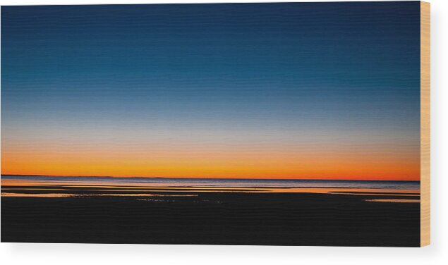 Cape Cod Wood Print featuring the photograph Warm to Cool by Greg Fortier