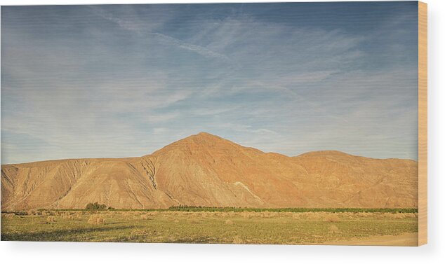 Anza Borrego Sunset Wood Print featuring the photograph Anza Borrego Sunset by Kunal Mehra