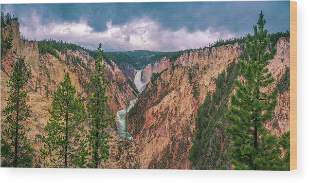 America Wood Print featuring the photograph Grand Canyon of the Yellowstone by ProPeak Photography
