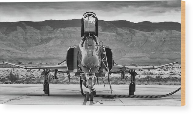 Alamagordo Wood Print featuring the photograph Phantom Phinale by Jay Beckman