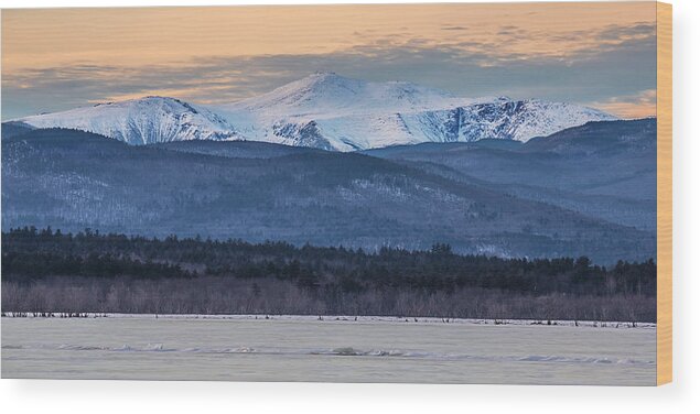 Sunset Wood Print featuring the photograph Sunset Glow over Washington by White Mountain Images