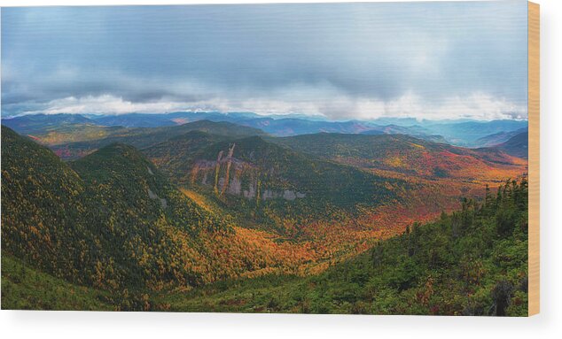 4000 Footer Wood Print featuring the photograph Carrigain Notch, Autumn.  by Jeff Sinon