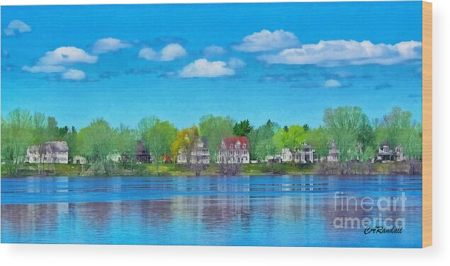 Fredericton Wood Print featuring the photograph Heritage Elegance by Carol Randall