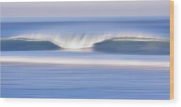 Ocean Wood Print featuring the photograph Wave of Desire by Lee Sie