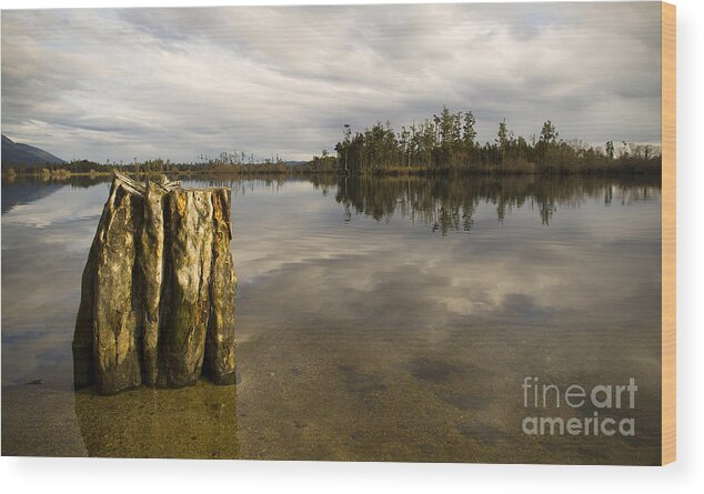 Brunner Wood Print featuring the photograph Perfect Lake by THP Creative