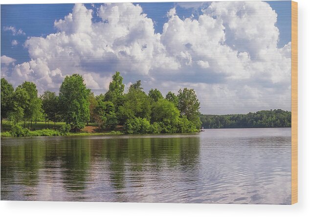 Lake Wood Print featuring the photograph North Carolina Lake by David Palmer