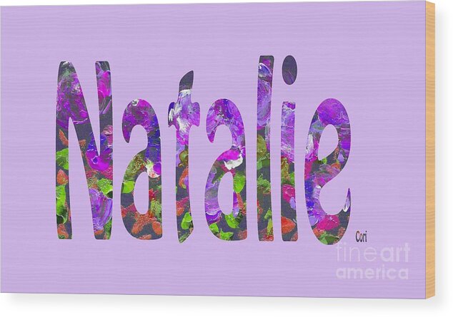 Natalie Wood Print featuring the digital art Natalie by Corinne Carroll