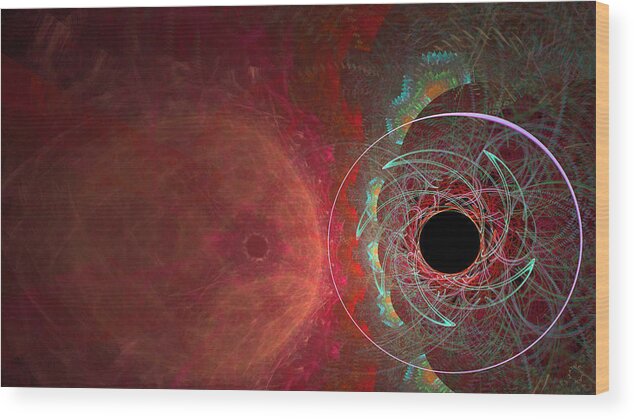 Abstract Art Wood Print featuring the digital art 1108 by Lar Matre