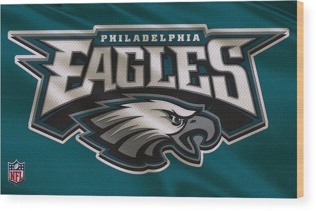 Eagles Wood Print featuring the photograph Philadelphia Eagles Uniform by Joe Hamilton