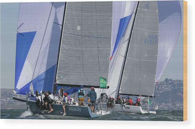 Definitive Wood Print featuring the photograph Definitive Sailing #5 by Steven Lapkin