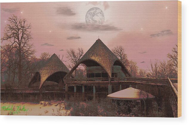 Zoo Wood Print featuring the photograph Abandoned Zoo by Michael Rucker